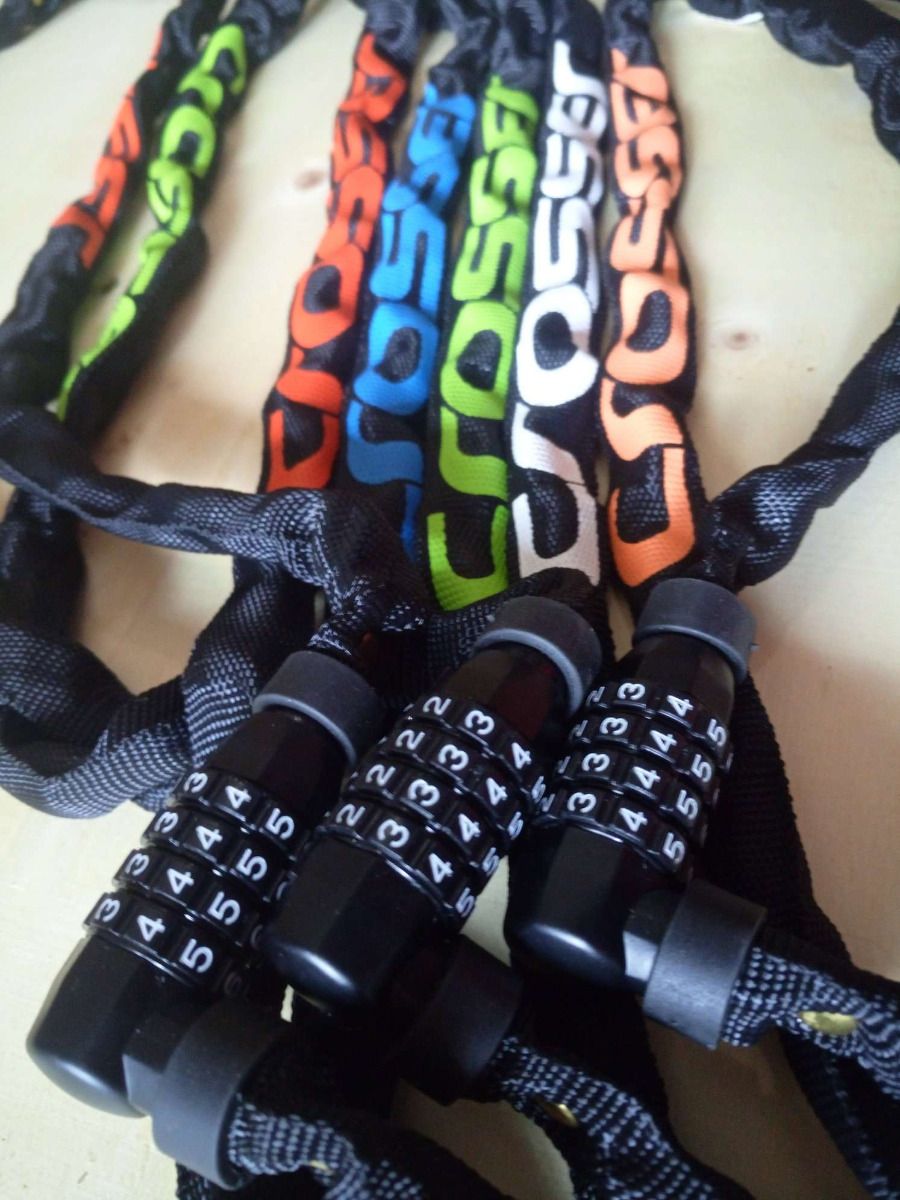 Велоключалка с шифър CROSSER Chain Lock 123C