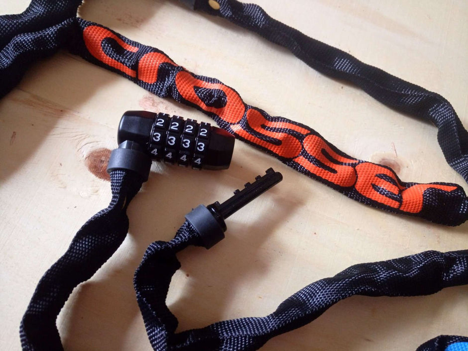 Велоключалка с шифър CROSSER Chain Lock 123C