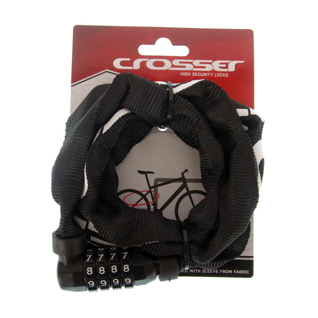 Велоключалка с шифър CROSSER Chain Lock 123C