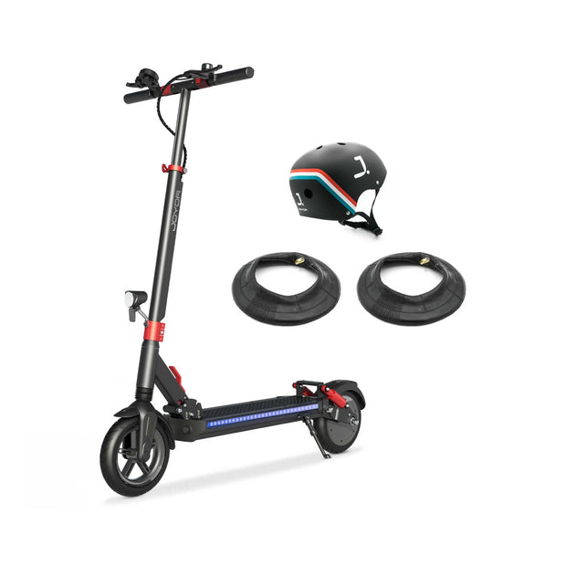 Joyor F5S+ Electric Scooter + Helmet + 2 Inner tubes - 650W maximum power 50km range