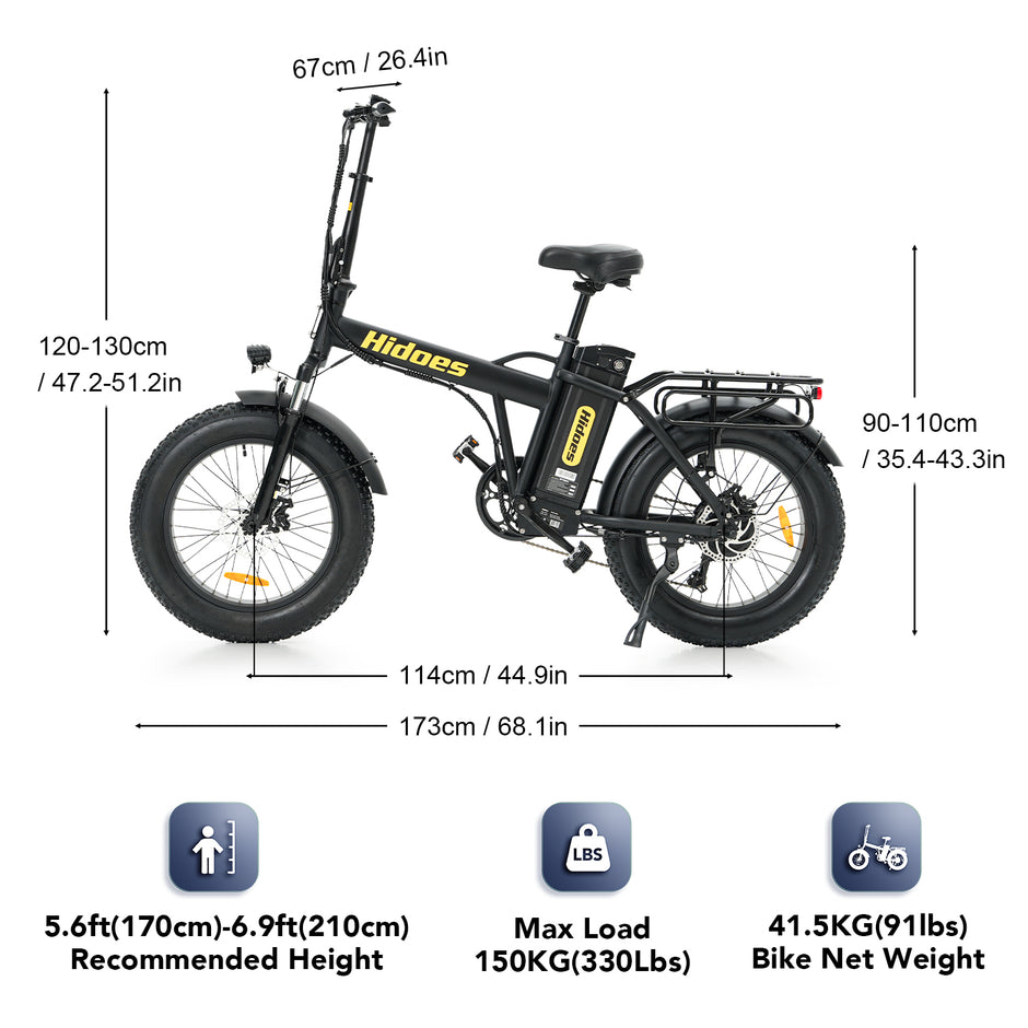 Електрически велосипед Hidoes HD-F3