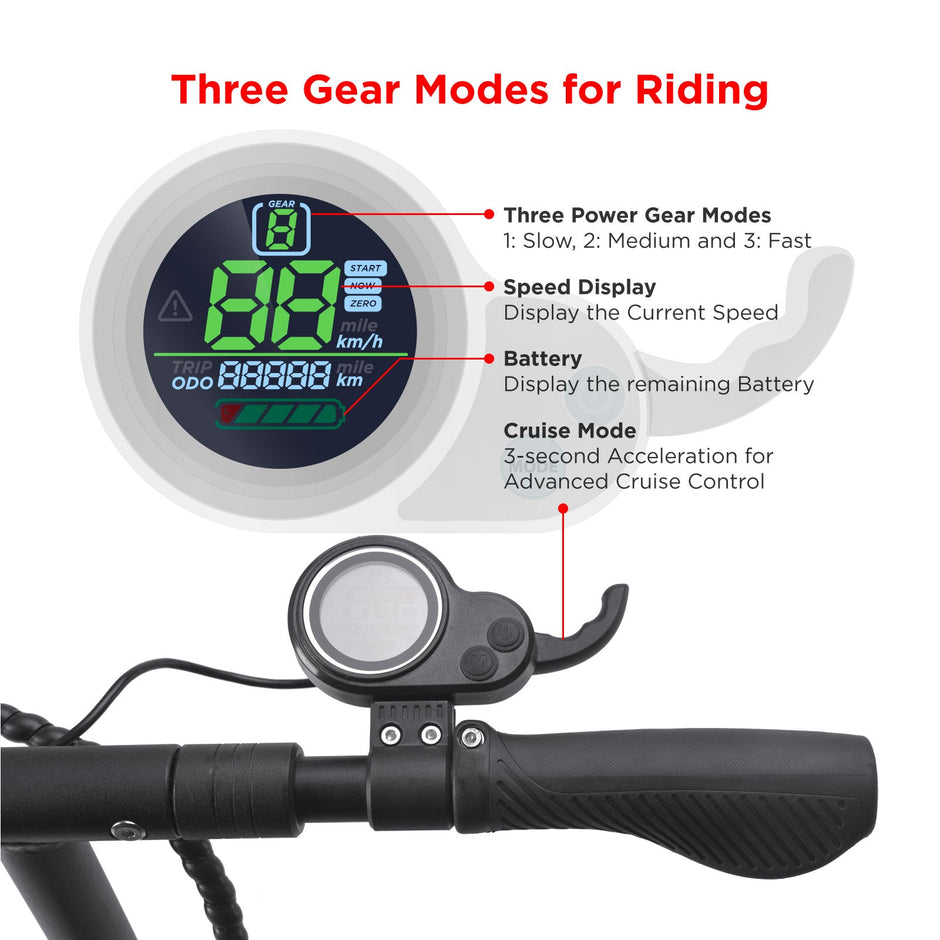 Joyor Y10 Electric Scooter + Helmet + 2 Inner tubes - 800W maximum power 100km range