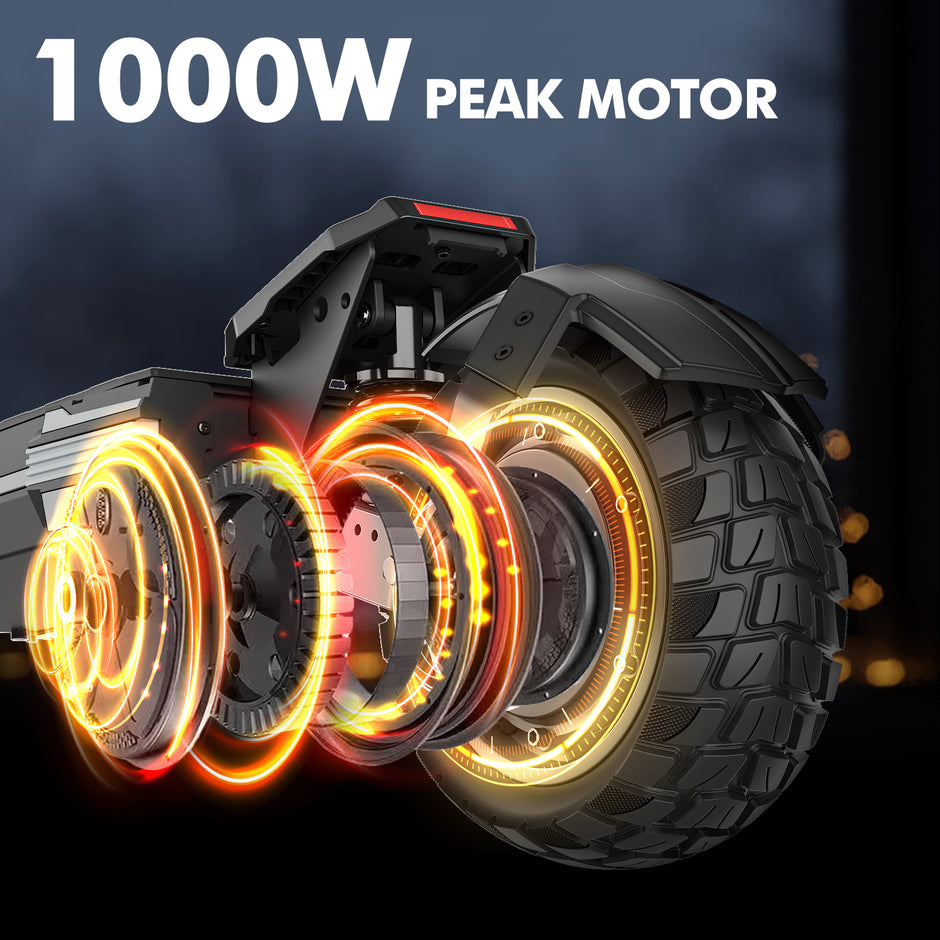 Електрическа тротинетка VIPCOO VS6 | 1000W, NFC, офроуд безкамерни гуми