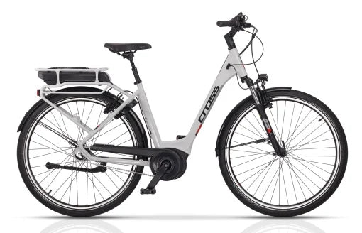 Електрически велосипед CROSS 28" V-TRON RACK  BOSCH WAVE 500mm DARK GRAY 